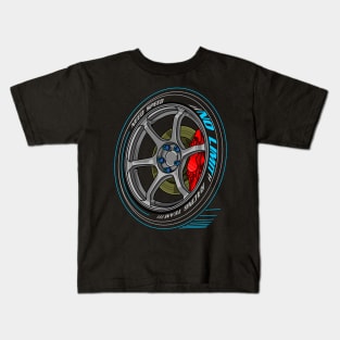 No Limit Wheel Rim Car Kids T-Shirt